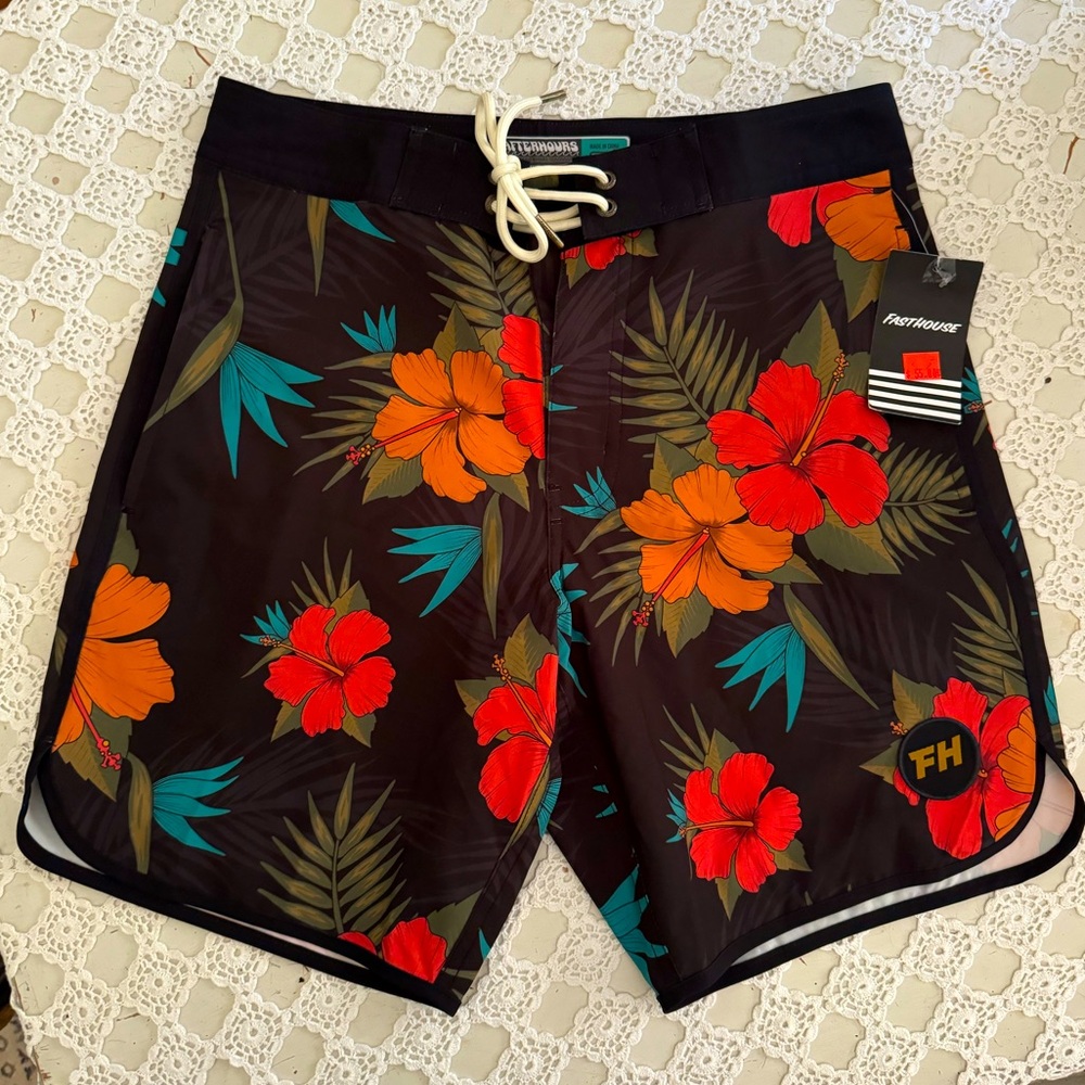 MENS After Hours 18" Boardshort - Dark Floral
